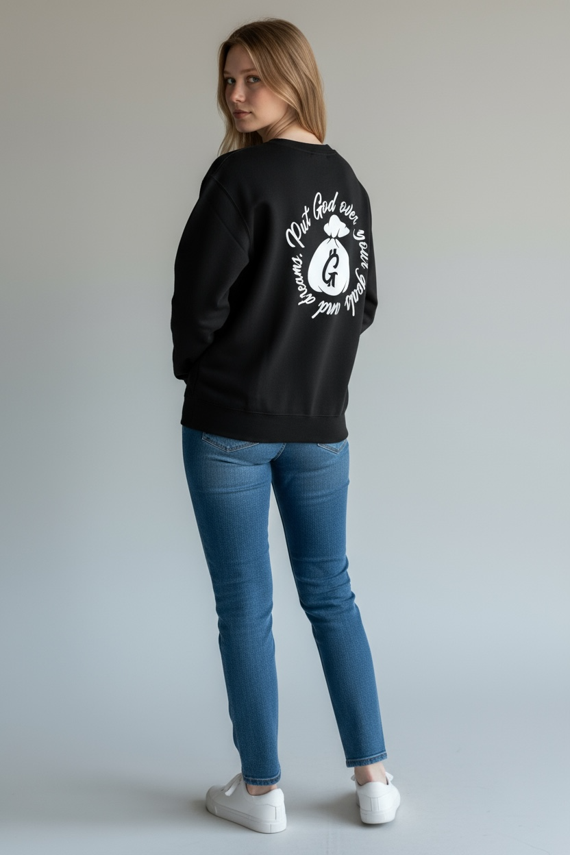 God Over Goals Crewnecks