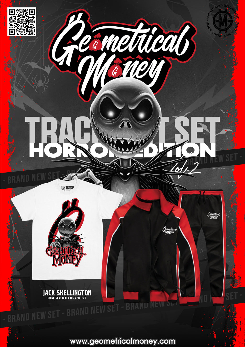 Track Suit & Tee’s Red/Black