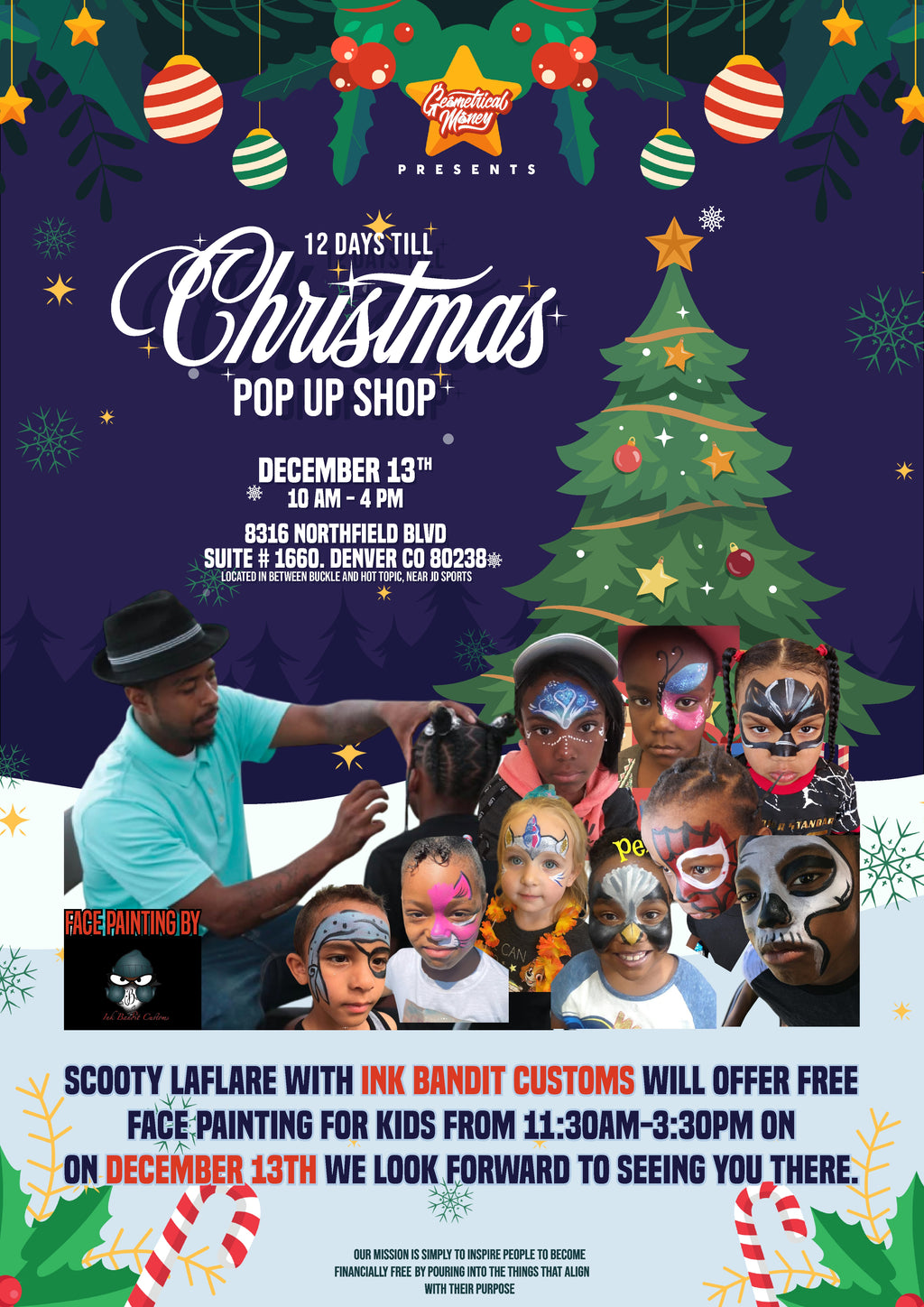 12 Days Till Christmas Pop Up Shop