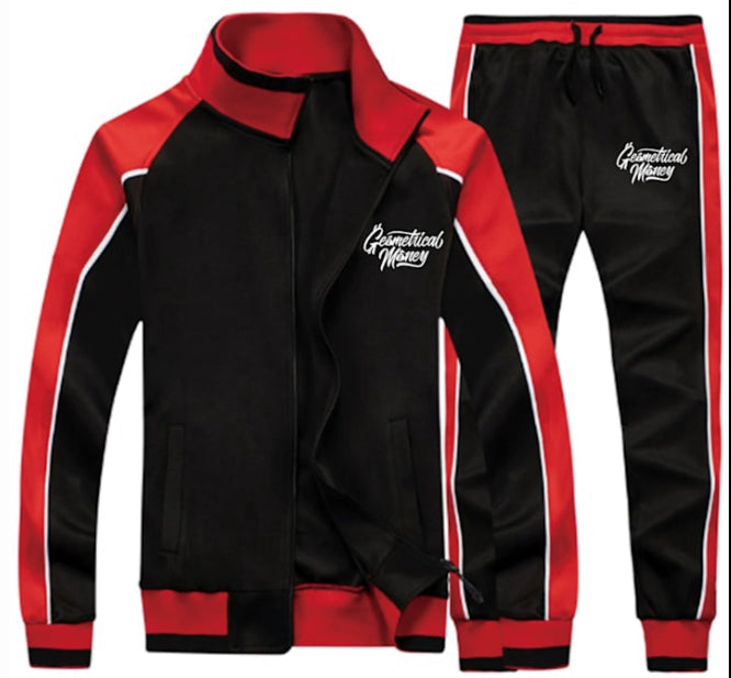Track Suit & Tee’s Red/Black