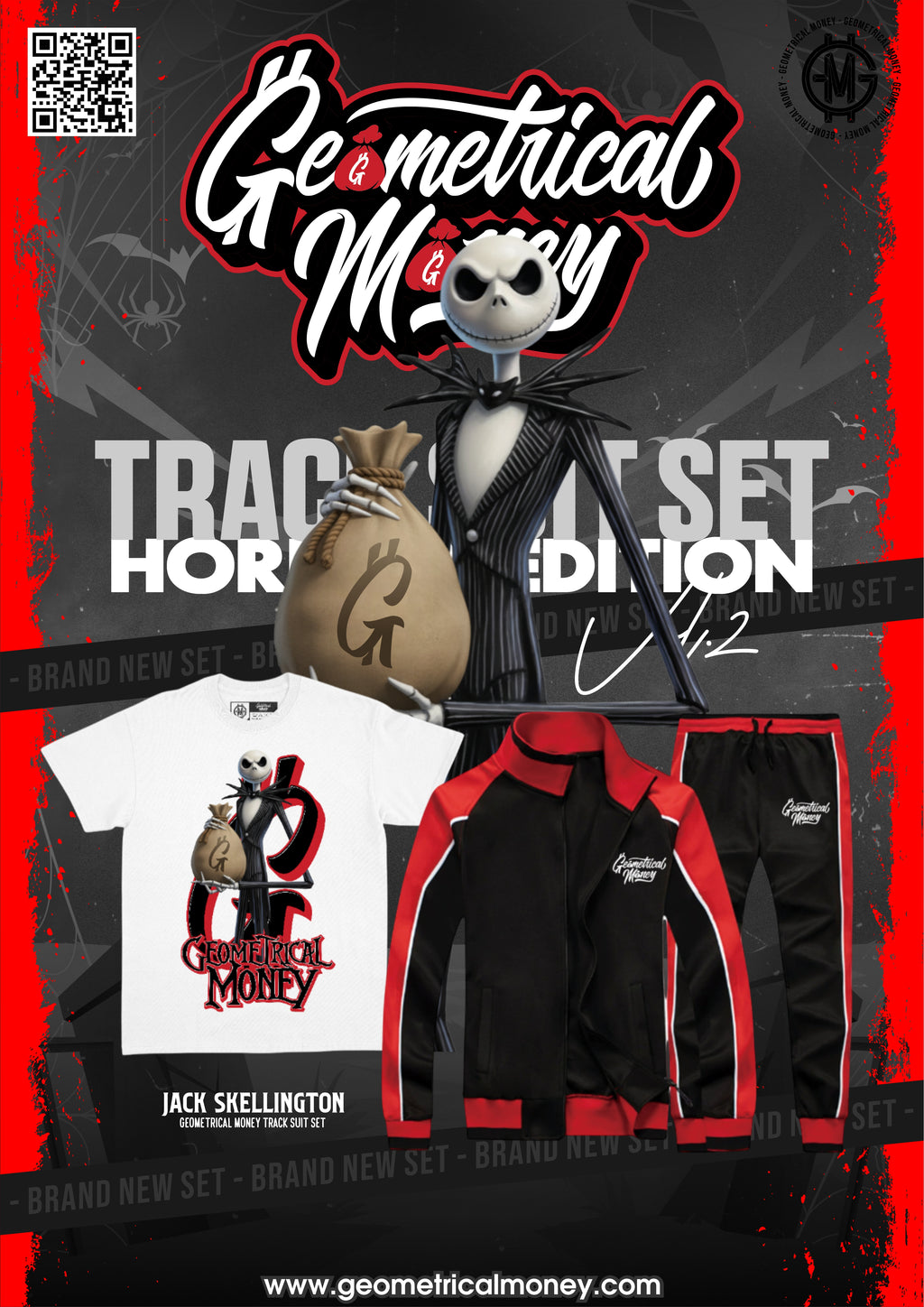 Track Suit & Tee’s Red/Black