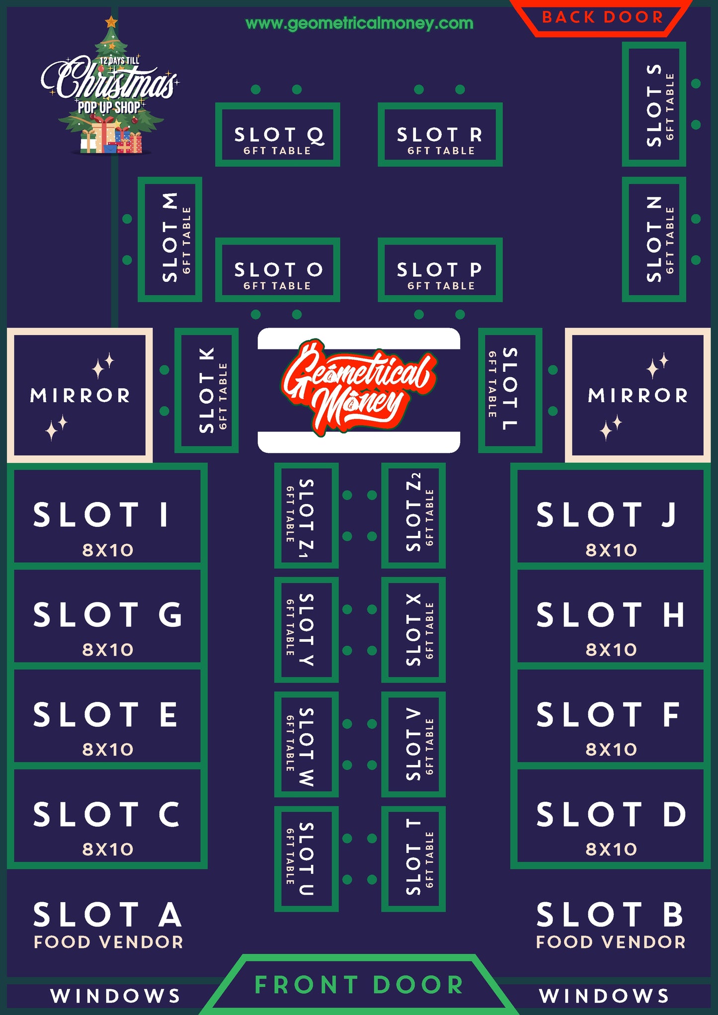 12 Days Till Christmas Pop Up Shop