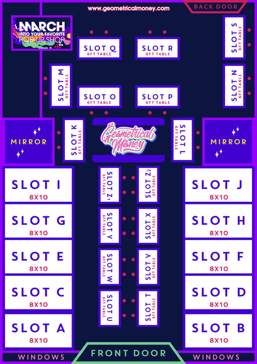 3/21 March Into Your Favorite Pop Up Shop