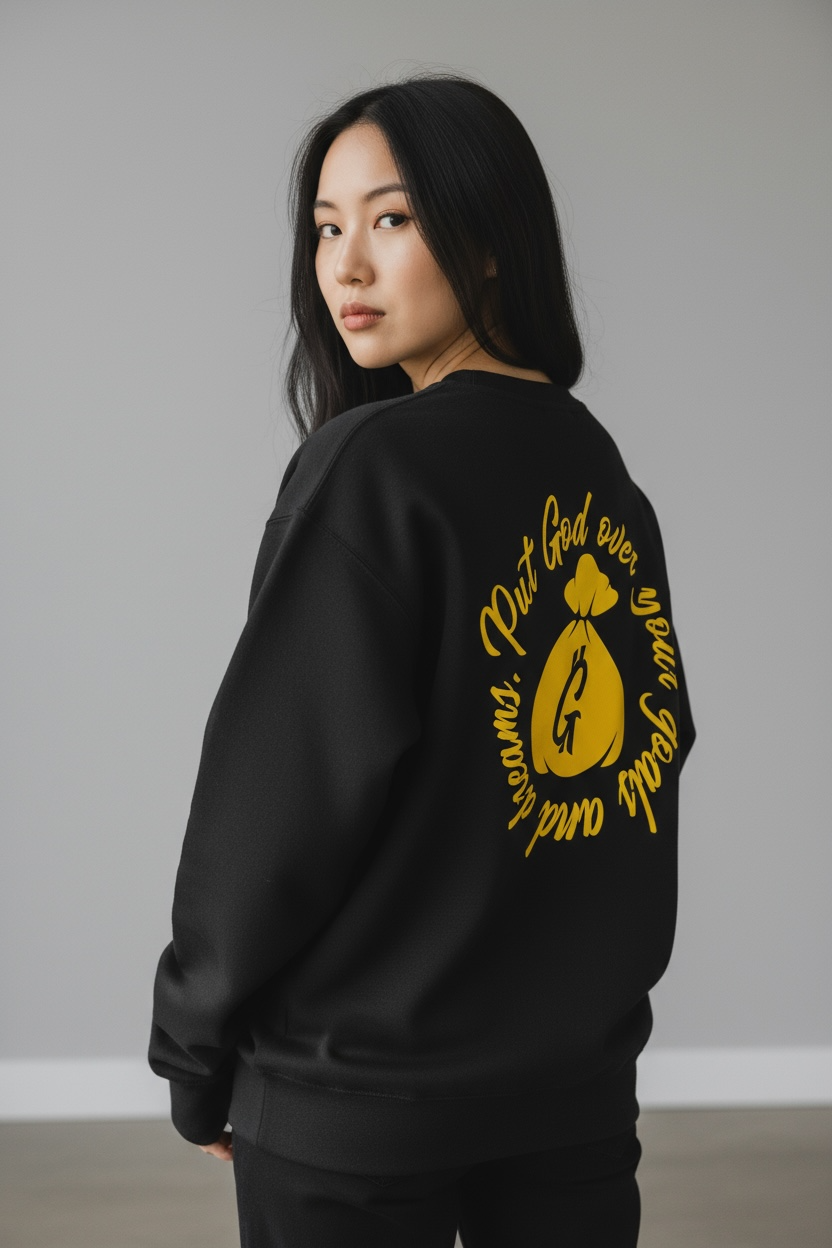 God Over Goals Crewnecks