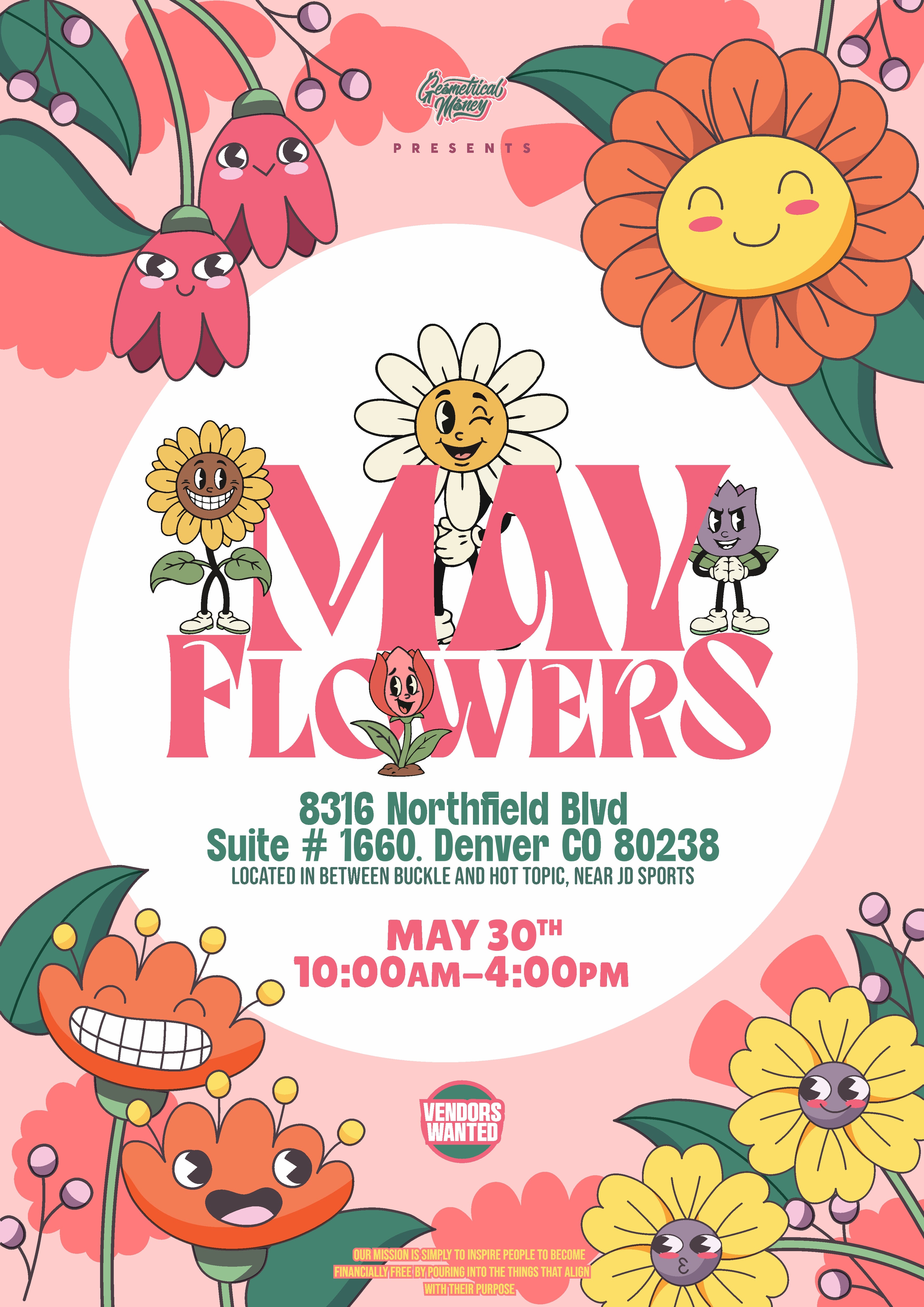 5/30 May Flowers Pop Up Shop