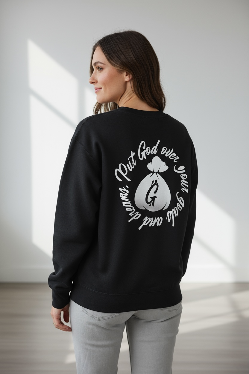 God Over Goals Crewnecks