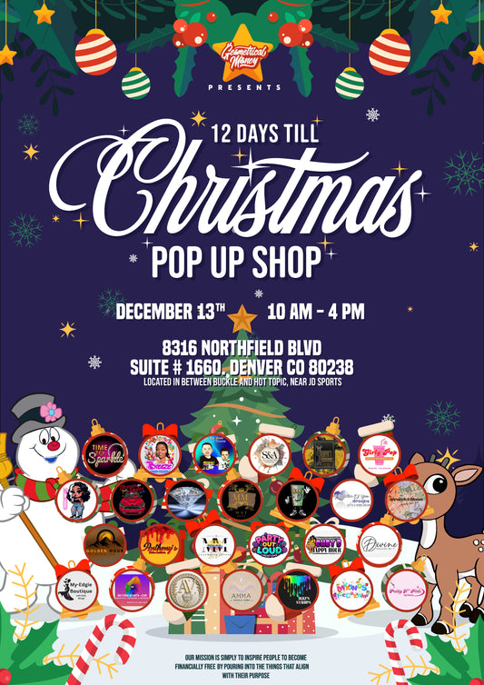 12 Days Till Christmas Pop Up Shop